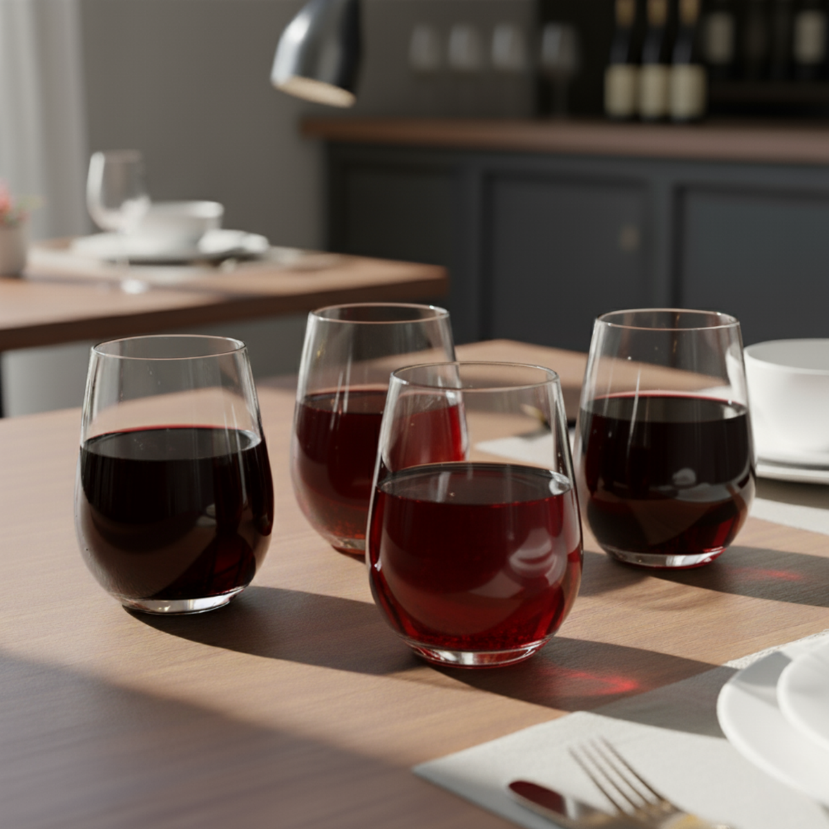 Set 4X Vaso-Copa sin Tallo Hausmann 610ml