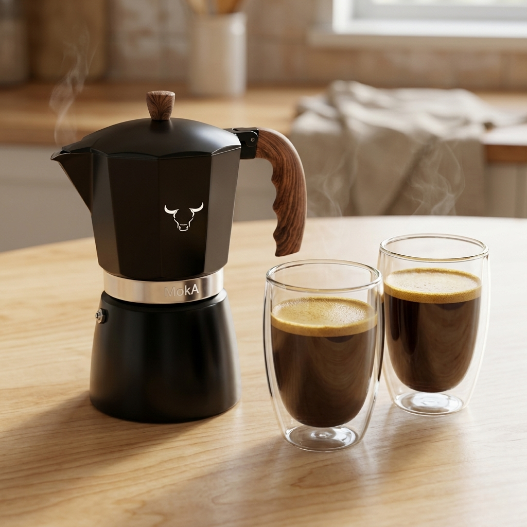 Combo Cafetera Italiana Wayu y Vasos Latte | Tienda Copec