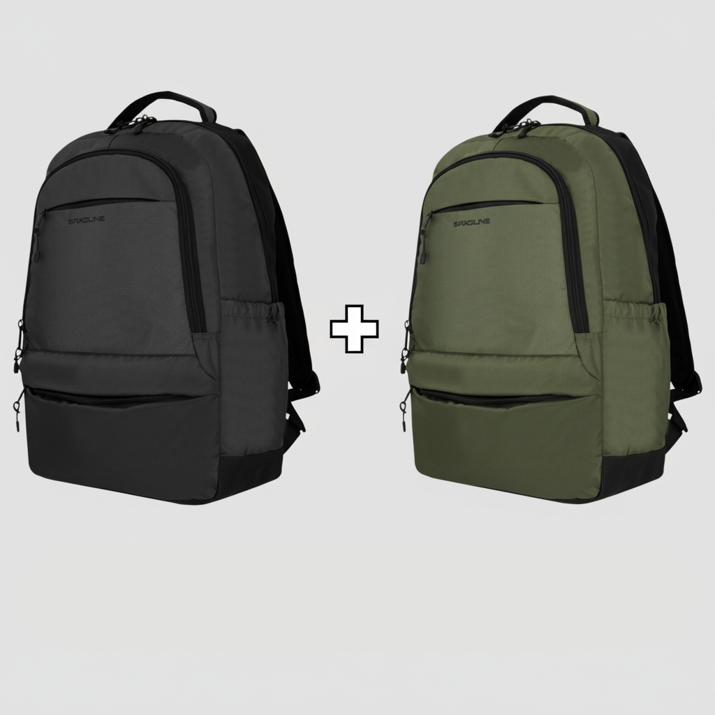 Combo 2 Mochilas Saxoline Cardiff 30L Black y Green – Tienda Copec
