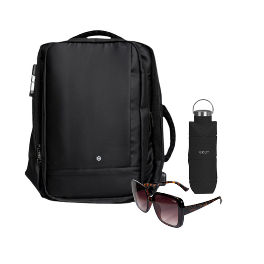 Combo 48% OFF: Mochila Viral 30L + Botella 700ml + Lentes de Sol Marinha