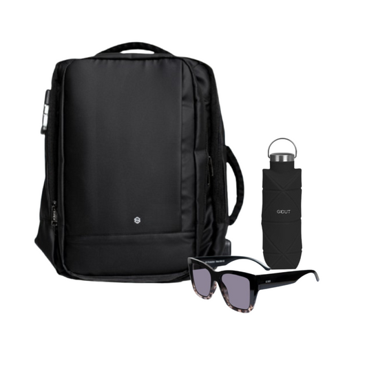 Combo 48% OFF: Mochila Viral 30L + Botella 700ml + Lentes de Sol Creta