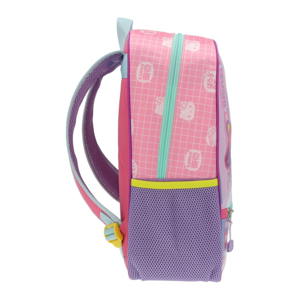 Mochila Hello Kitty Y Amigos Rosada