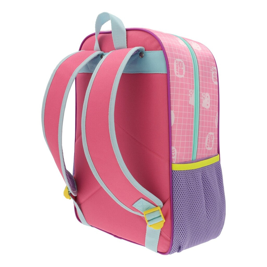 Mochila Hello Kitty Y Amigos Rosada
