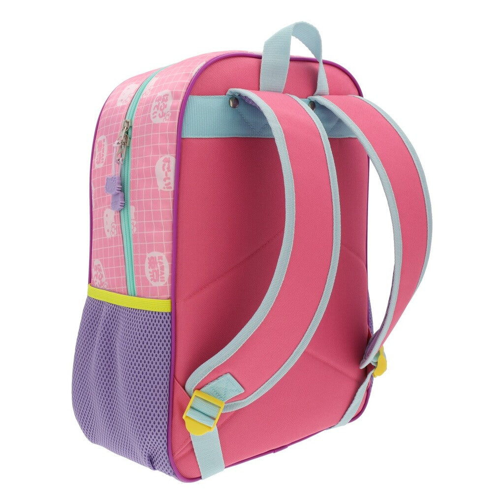 Mochila Hello Kitty Y Amigos Rosada