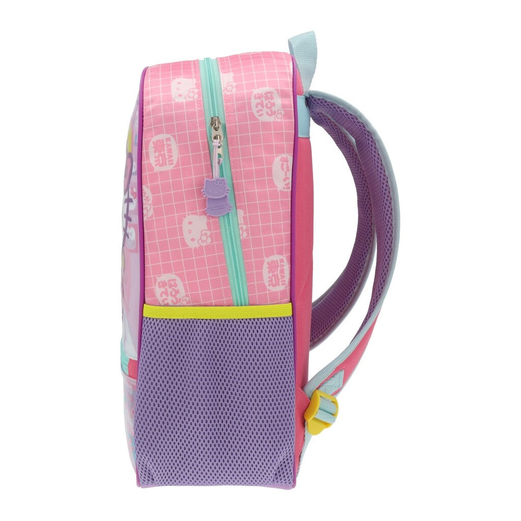 Mochila Hello Kitty Y Amigos Rosada