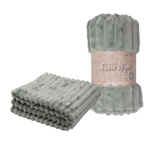 Manta Fleece Stripes 125x150cm