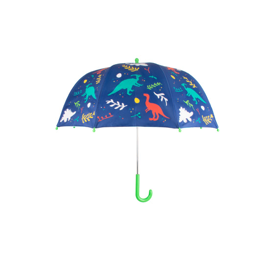 Paraguas Niños Dinosaurios Cambia Color Azul - Promo 2025