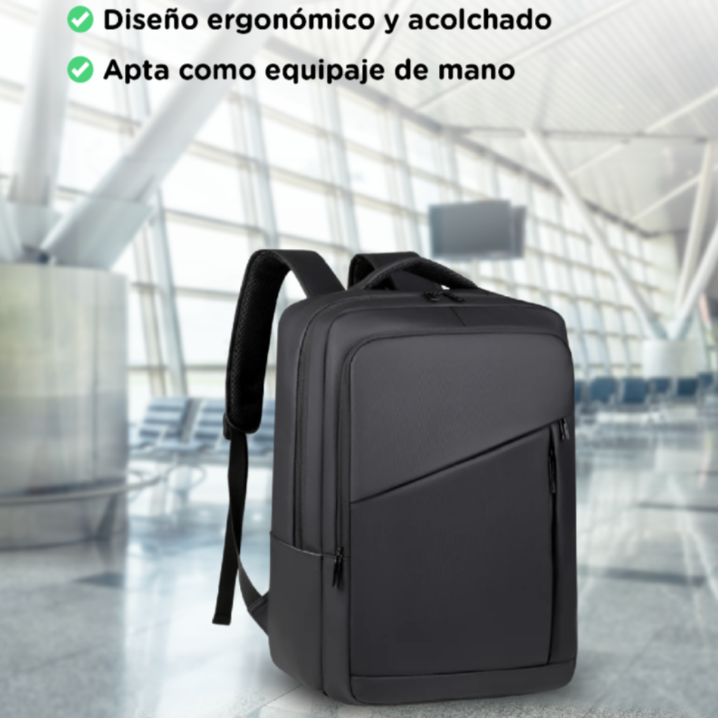 Mochila de Viaje (Apta Cabina de Avión). 15L.