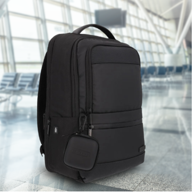 Mochila de Viaje Viral (Cabina). Resistente al Agua. 23L Antirrobo. Airpack Premium. Negra