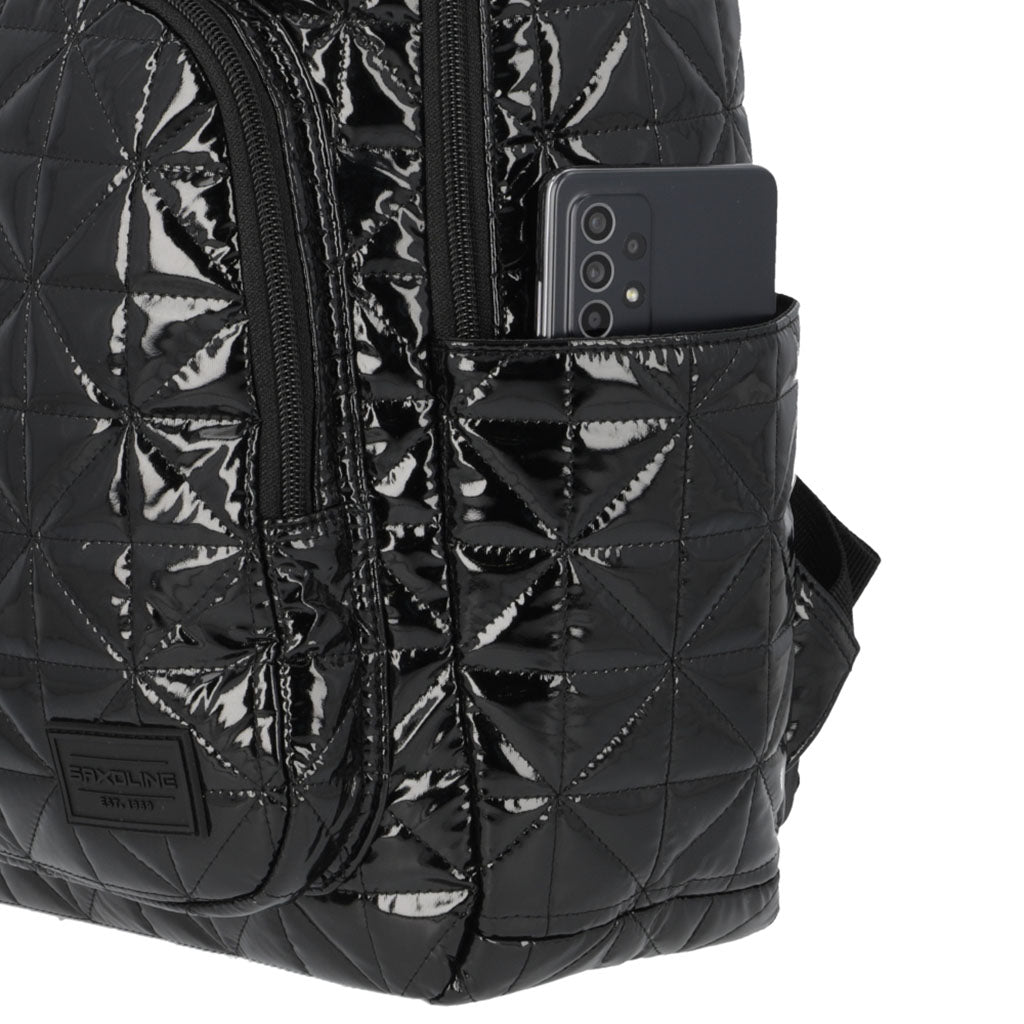 Mochila Saxoline Halifax Negro Charol