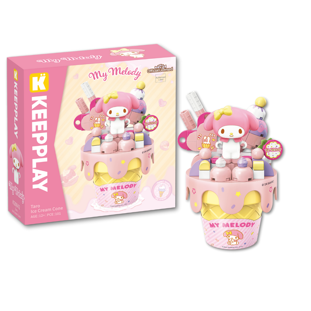 Melody 8cmCD 8枚セット Bloques Armables My Melody 🧩 - 101 Piezas | Tienda Copec