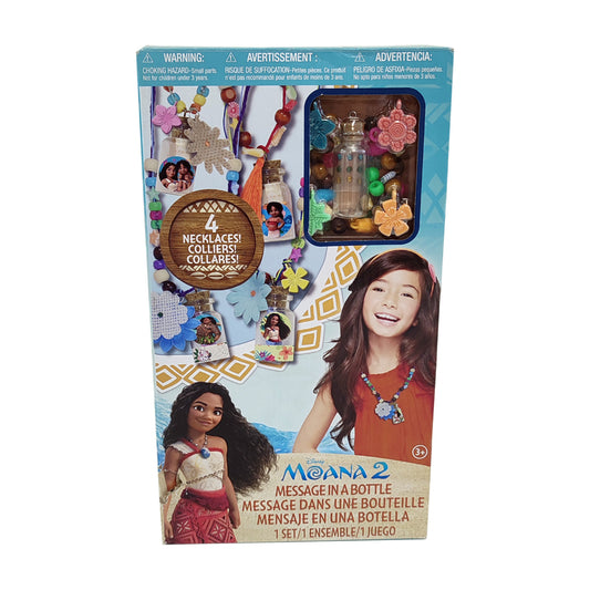Set Diseño Collares Con Mensaje En Botella Moana