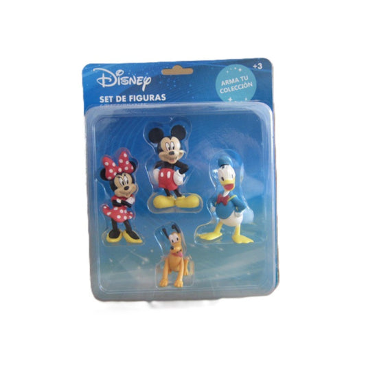Set Figuras Mickey Y Amigos 4 Piezas