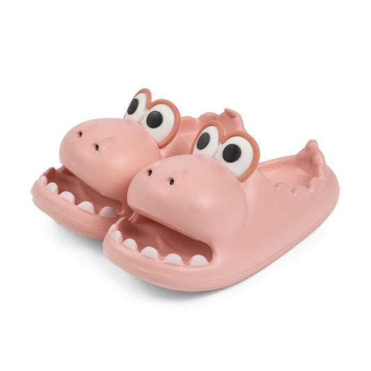 Sandalia Infantil Cocodrilo Goma Rosado