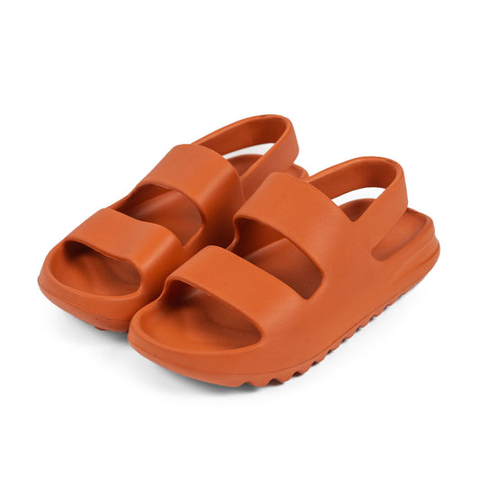 Sandalia Plataforma Goma Naranjo