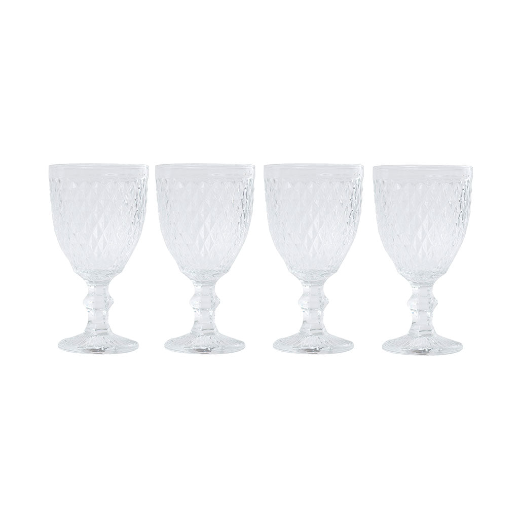 Set 4 Copas 240 Ml Transparente