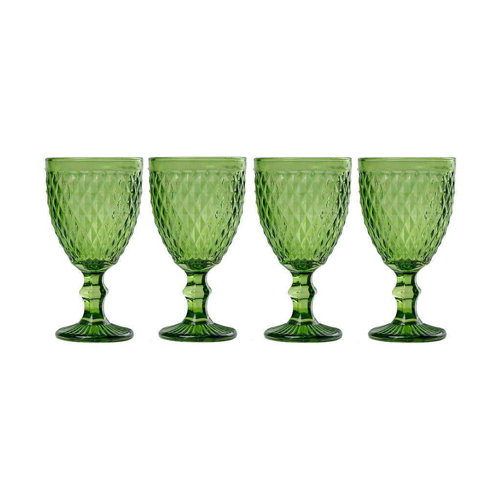 Set 4 Copas 320 Ml Verde
