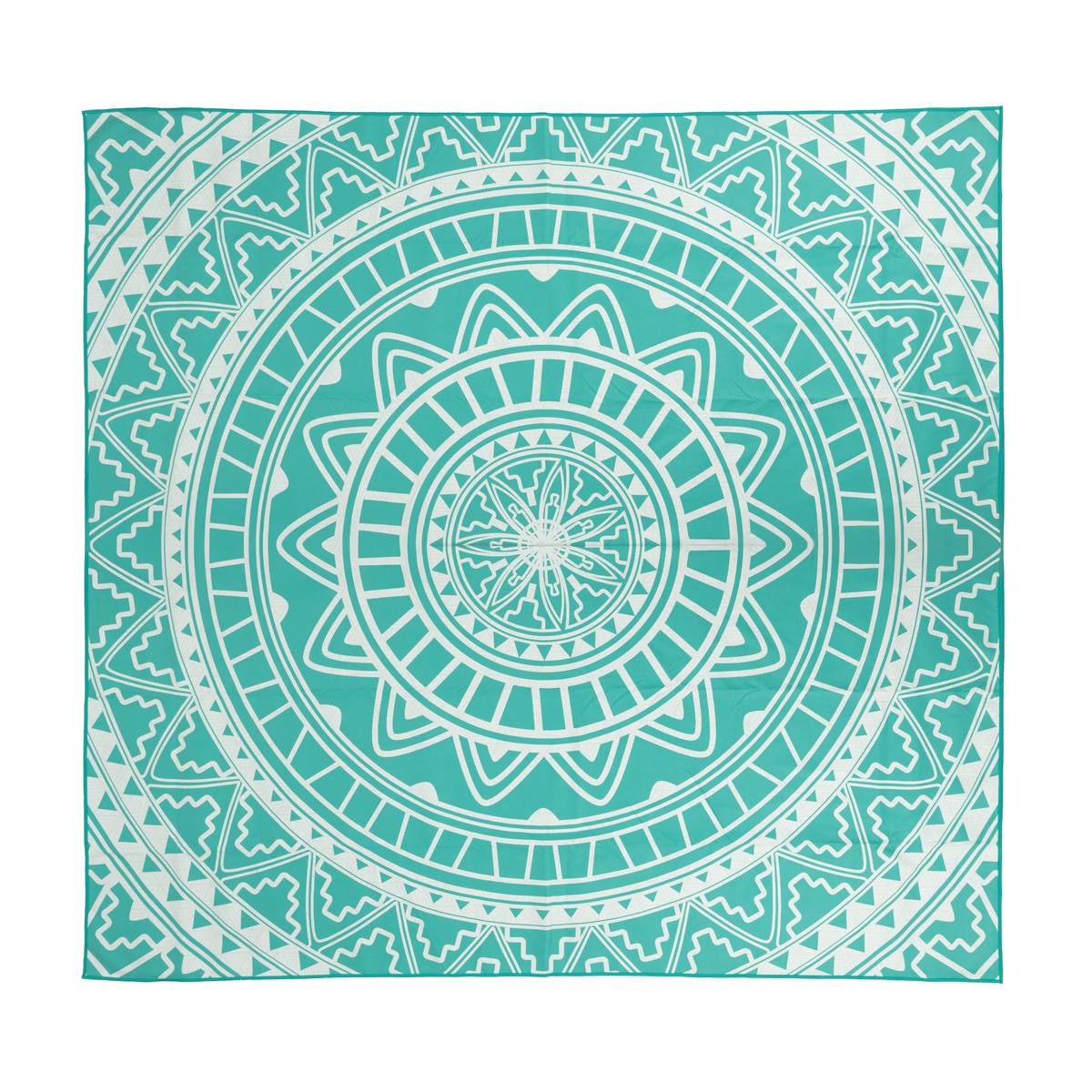 Toalla Playa XL 153X163Cm Mandala Aqua