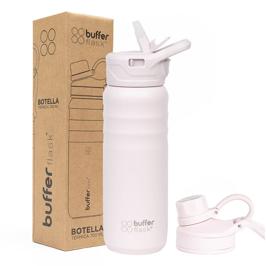 Botella Agua Térmica Yosemite 700ml + 2 tapas Pinky