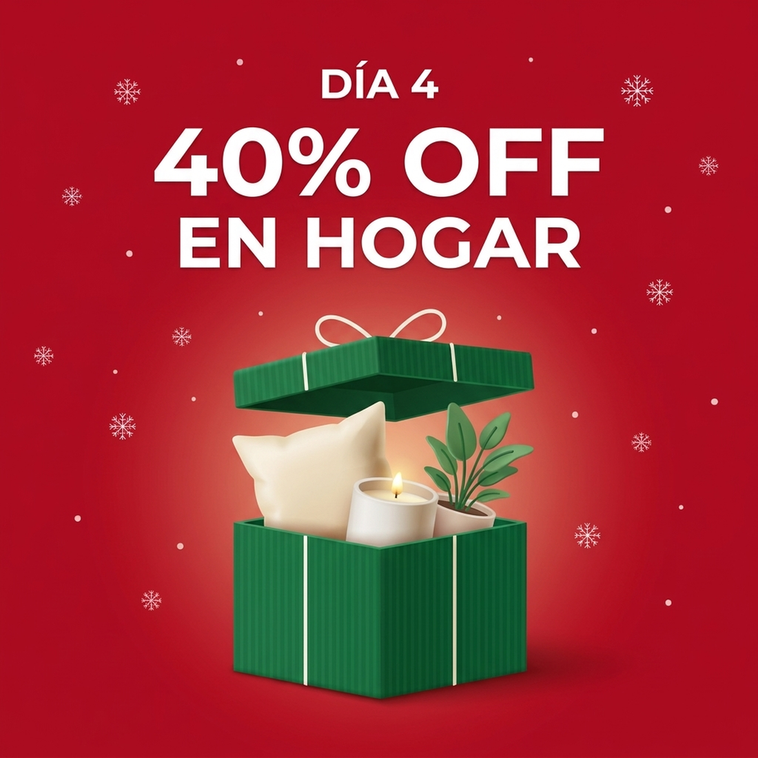 40% de descuento en Hogar