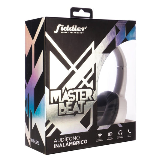 Audífonos Bluetooth Master Beat Blanco Fiddler