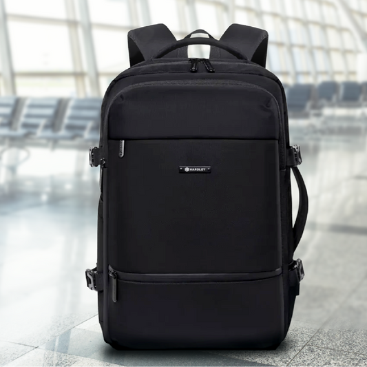 Mochila de Viaje (cabina) Hardley Antirrobo 23L. Tela ultra resistente.
