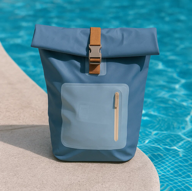 Mochila Cooler Impermeable 15Lt Celeste