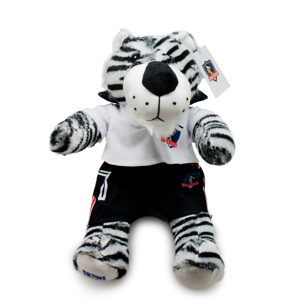 Peluche Tigre Colo Colo 26 cm Blanco Tienda Copec