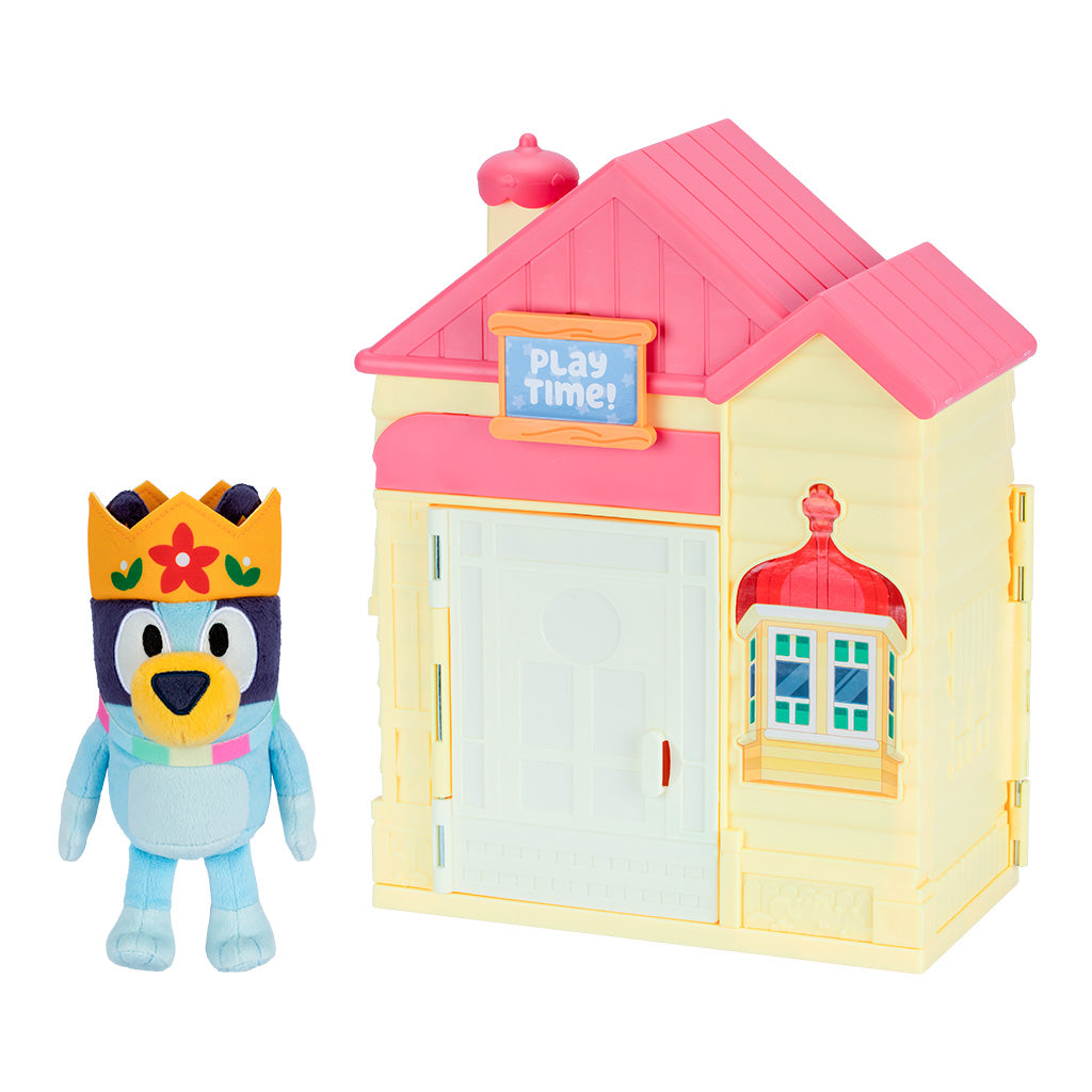 Combo 1 Peluche Bingo Bluey + 1 Baby Mickey Goodnight + 1 Casa Bluey Sorpresa