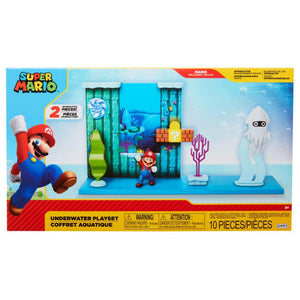 Playset Acuático Super Mario Con Figura Y Accesorios