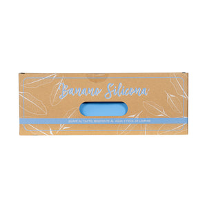 Combo Banano Silicona Celeste y Organizador de Viaje Cosmetiquero 24cm x 18cm Gout Aqua