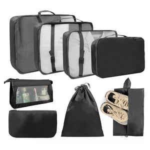 Set 8 Organizadores Maleta Viaje Casatua Negro