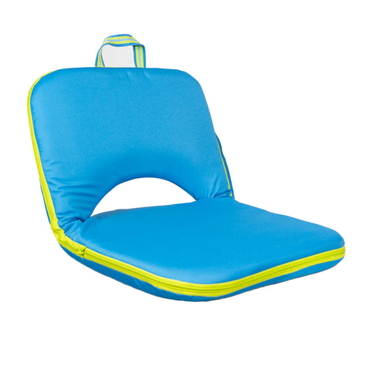 Silla reclinable celeste