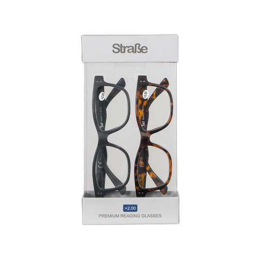 Pack Anteojos Lectura Grey/Demi Strabe