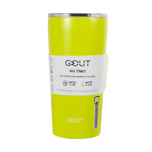 Mug 560ml con Abridor Gout - Verde Limon