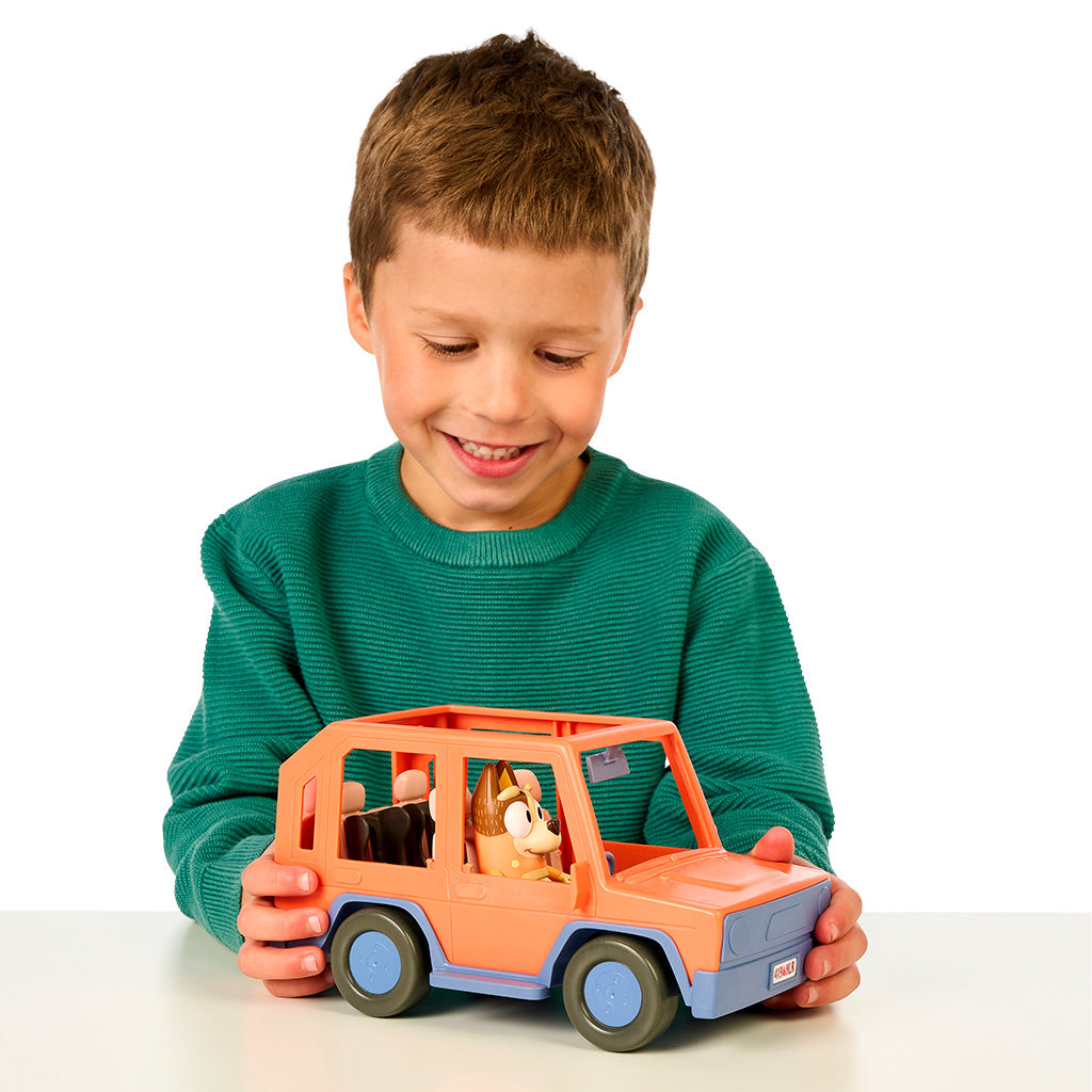 Bluey Vehiculo Familiar Y Mama Chilli