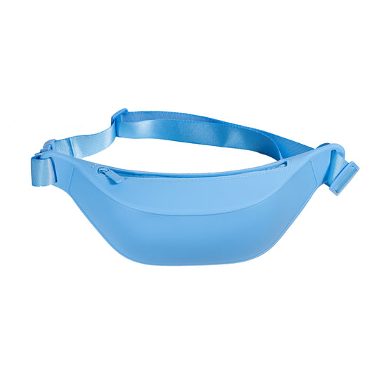 Combo Banano Silicona Celeste y Organizador de Viaje Cosmetiquero 24cm x 18cm Gout Aqua