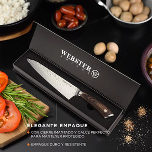 Cuchillo Premium Acero Inoxidable Webster Negro