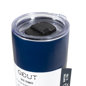 Mug Térmico 560 Ml Con Abridor Gout - Azul Marino