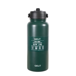 Botella Térmica 950 Ml Gout - 3 Tapas Color Verde