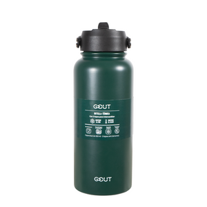 Botella 950 ml Gout - 3 Tapas Color Verde