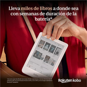 Lector de Libros Electrónicos Kobo Clara Colour HD 6" Waterproof 16 GB