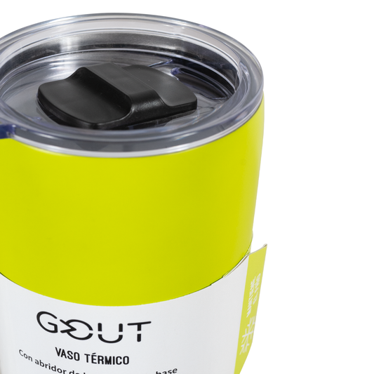 Mug Térmico 560Ml Con Abridor Gout - Verde Limon