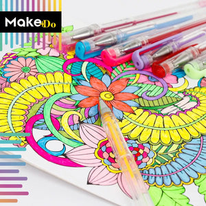 Set 72 Lápices Gel Make+Do Pastel + Estuche