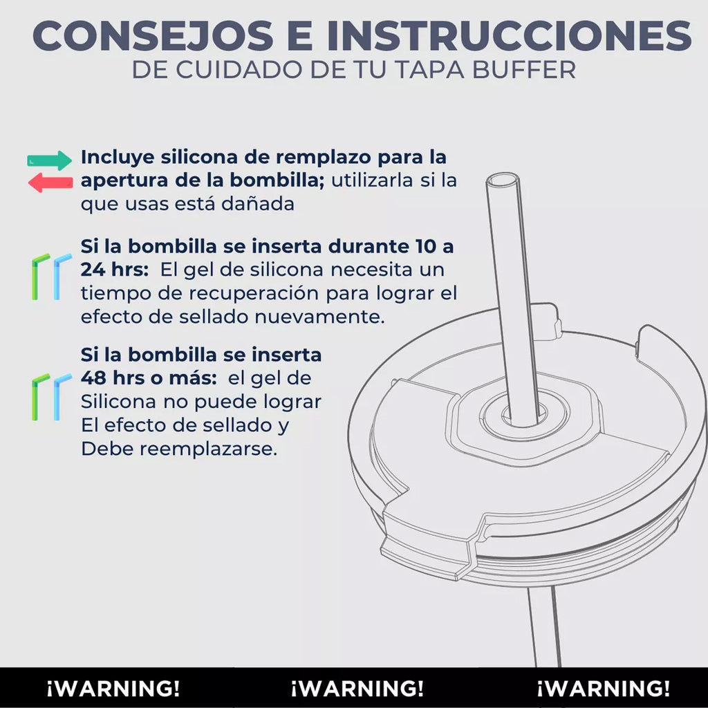 Botella Térmica Mug Buffer Acero Inoxidable 1,2 Lt Frio Y Calor Mocha
