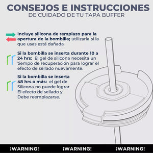 Botella Térmica Mug Buffer Acero Inoxidable 1,2 Lt Frio Y Calor Mocha