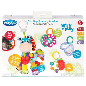 Gift Pack Sensorial Actividades ClipClop Playgro