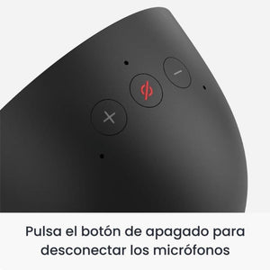 Parlante Inteligente Amazon Echo Spot con Alexa Negro