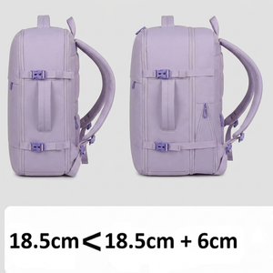 Mochila Llaima Dakota Lila - expansion de 18.5 cm a 24.5 cm