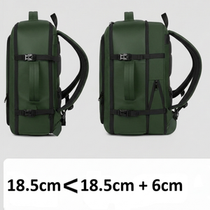 Mochila Llaima Dakota Oscuro - expansion de 18.5 cm a 24.5 cm